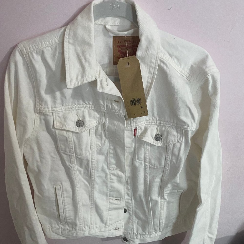 Levi's White Denim Jacket
